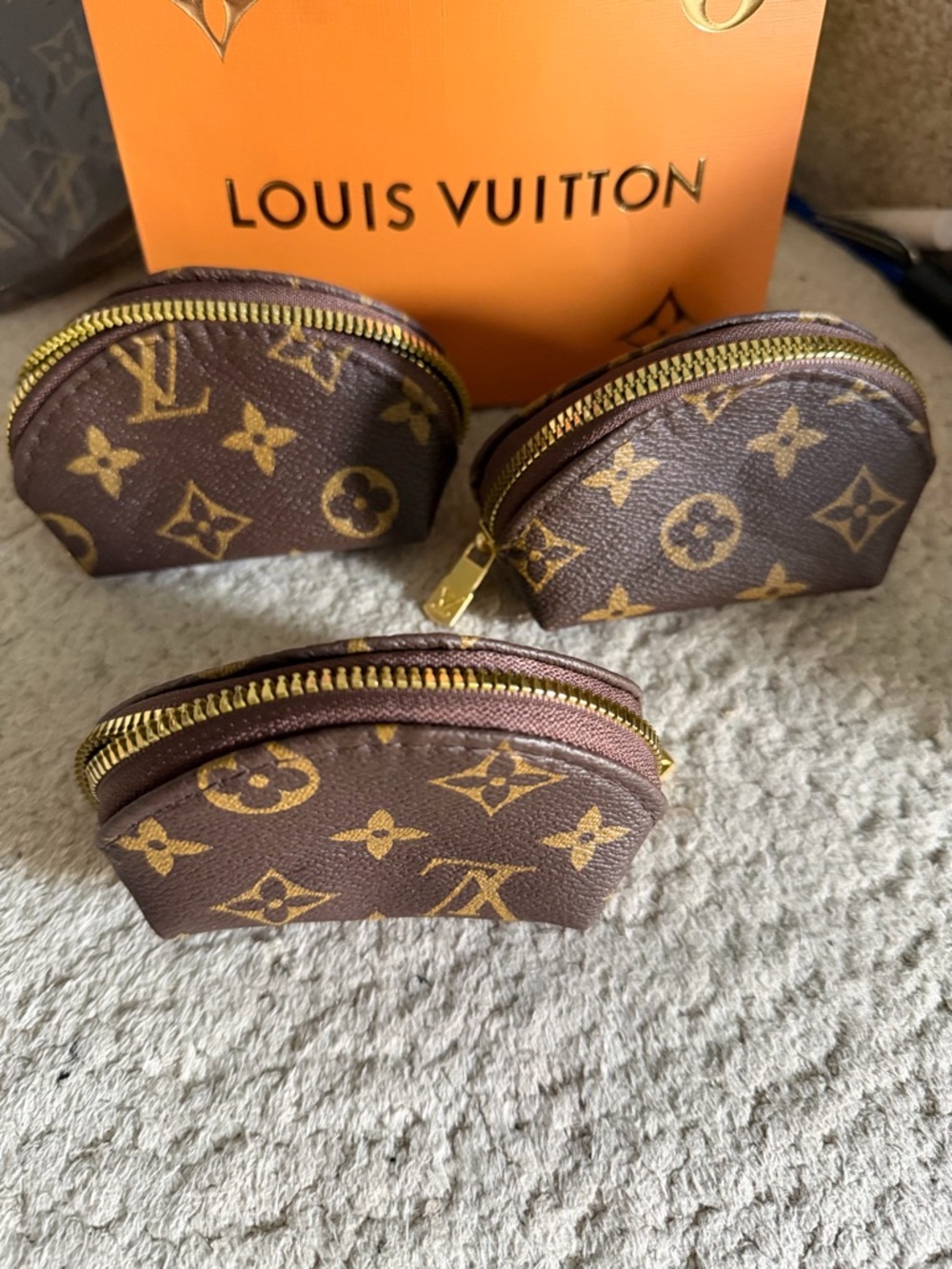 Fashion inspired  Brown Monogram Mini Pouch -